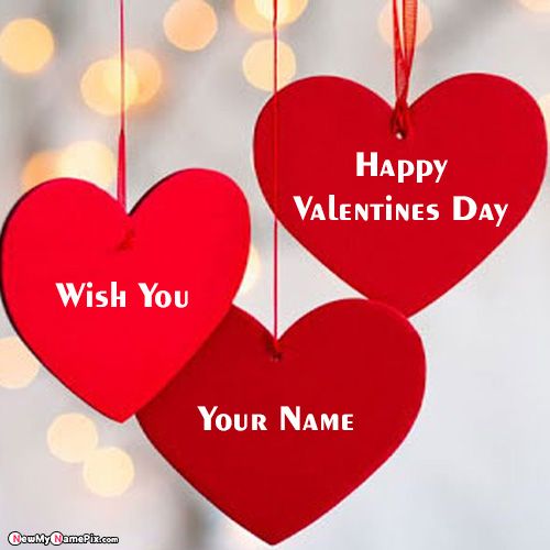 Latest Best Collection Valentines Day For Boyfriend Name Wishes Pics