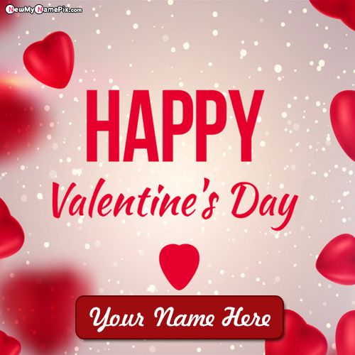 Special Name Add Valentine's Day Pictures Editing Custom