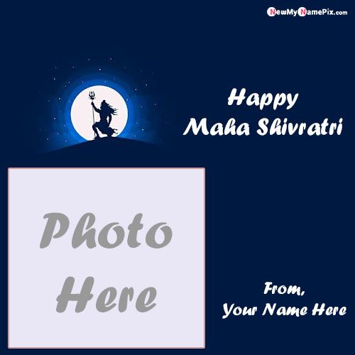 Maha Shivratri Photo And Name Create WhatsApp Status