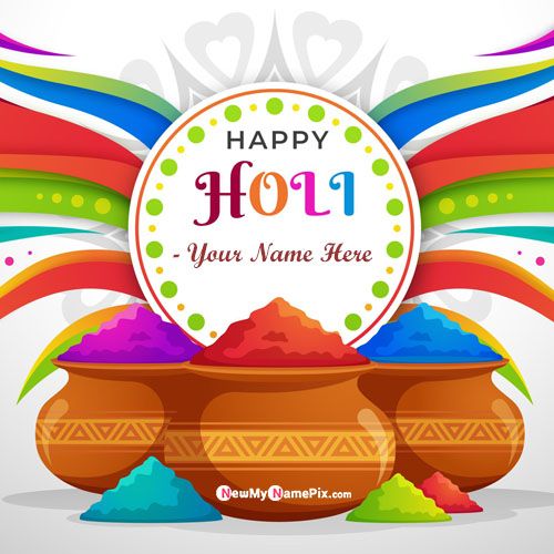 Facebook Story Share Happy Holi New Collection Images With Name