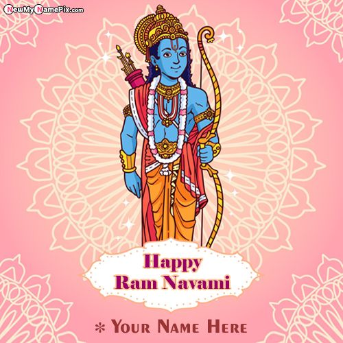Ram Navami Wishes Photo Maker Online Edit Name