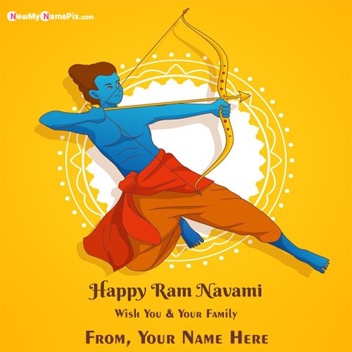 Best Wishes For Ram Navami Name Edit Online