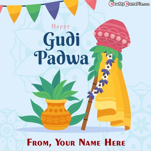 Create My Name On Happy Gudi Padwa Photo Maker