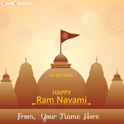 Happy Ram Navami Wish You Images 2022 Edit Name