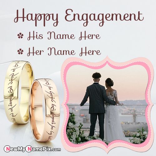 Best Happy Engagement Wishes Photo Create Greeting Card Download