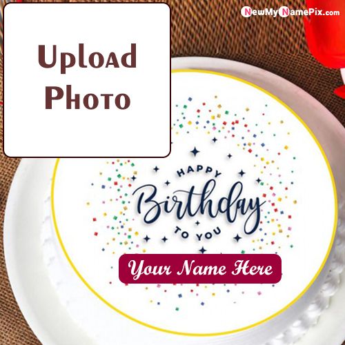 Online Happy Birthday Cake With Name And Photo Upload