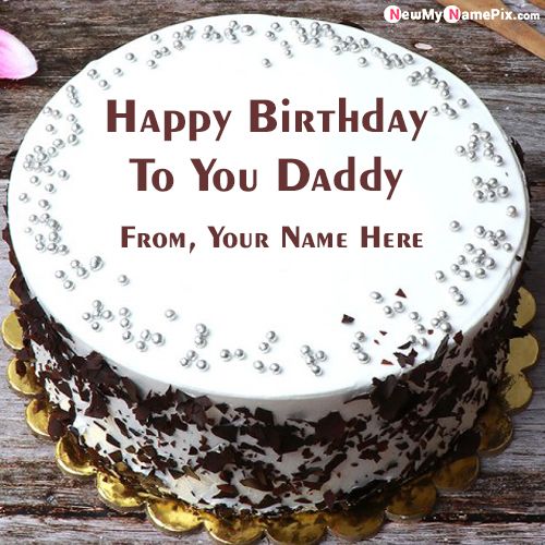 Online Birthday Cake With Name Father Wishes