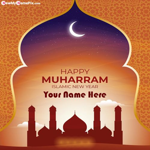 Edit Card Happy Islamic New Year Images Create Custom Name