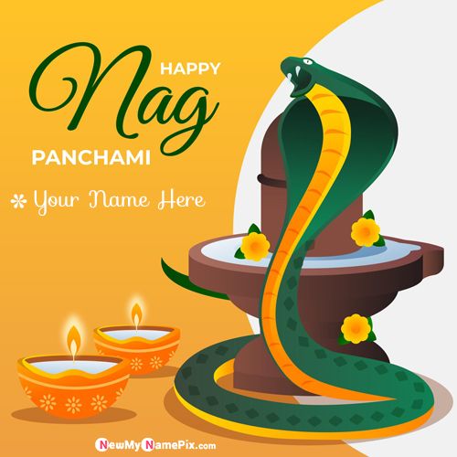 Happy Nag Panchami Photo With Name Wishes