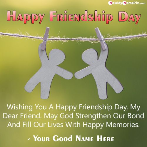 Write Name On Happy Friendship Day 2022 Photo Maker