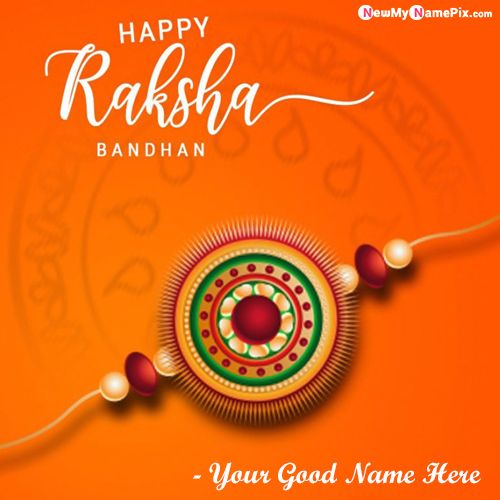 Wish You Very Happy Raksha Bandhan Photo With Name