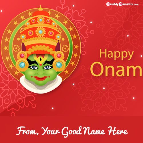 Happy Onam Wishes With Name Images Free