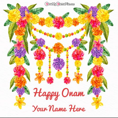 2022 Onam Festival Wishes Photo Edit Your Name