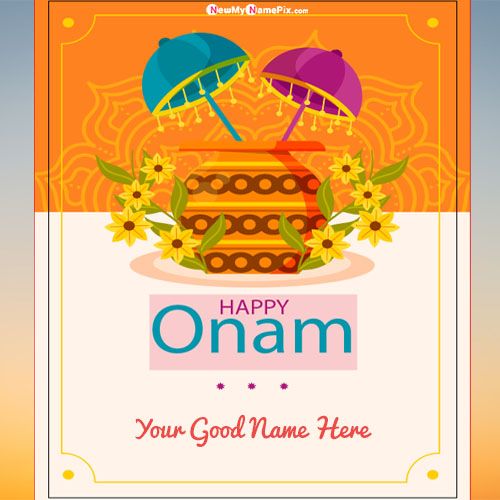Customize Create Free Name Wishes Onam Pictures
