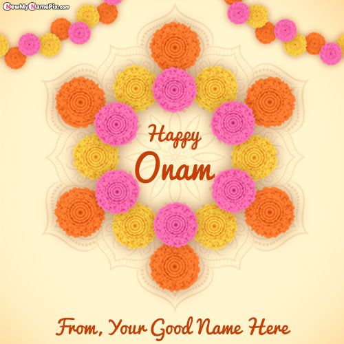 Best New Onam Festival Images With Name Greetings
