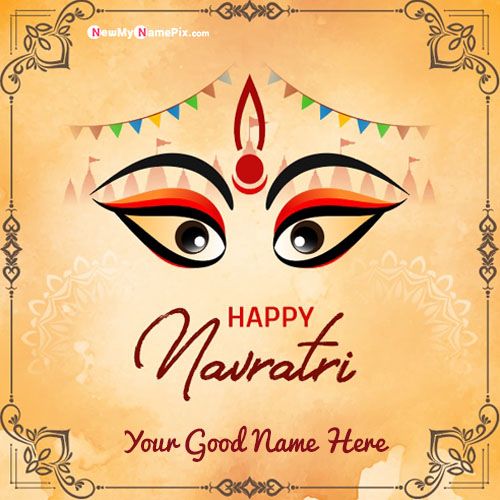 Happy Navratri Wishes With Name Pictures Download