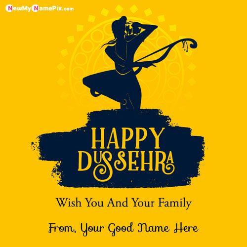 Latest 2022 Best Happy Dussehra Quotes Photo With Name