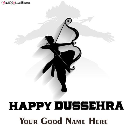 2022 Happy Dussehra Images Edit Custom Name Wishes