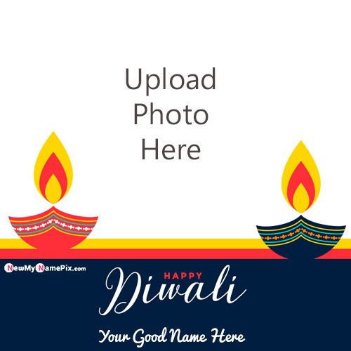 Best Frame Wishes Happy Diwali Name And Pics Upload