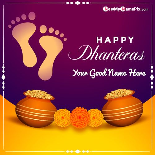 Write Name On Happy Dhanteras Wishes Pictures Free