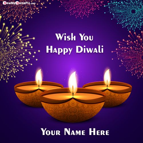 Create Your My Name On 2022 Diwali Fireworks Photo