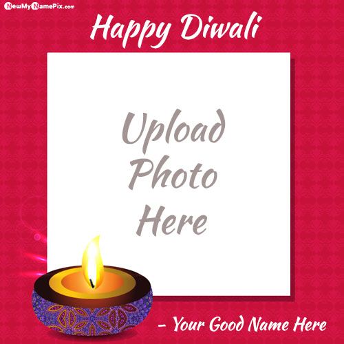 2022 Best Happy Diwali Greetings With Photo Frame Download