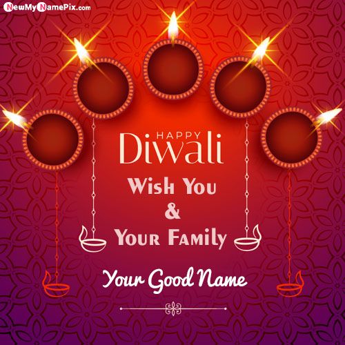 Happy Diwali Wishes With Name Edit 2022 Free