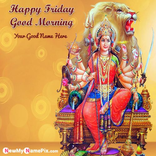 Morning Wishes Friday Goddess Images With Name Status Download