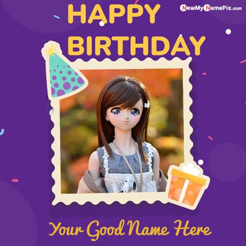 Beautiful Birthday Frame Wishes For Personal Photo Add Card Maker