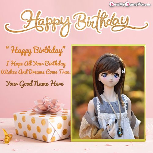 Birthday Photo Maker Greeting Card Custom Name Wishes HD Pics