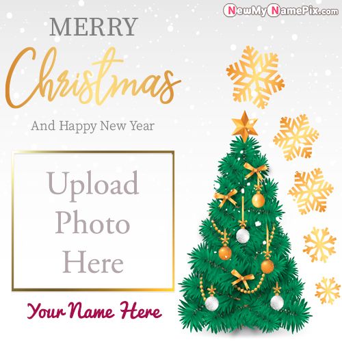 Name And Photo Merry Christmas Wishes Images Editing