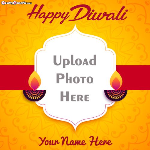 2022 Happy Diwali Greeting Card Photo Frame Editor Free