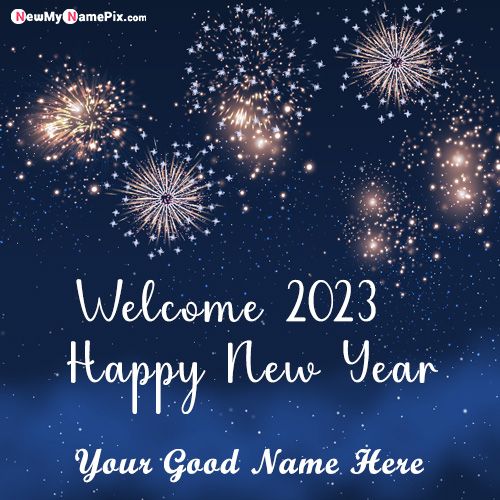 Write Name On Happy New 2023 Colorful Pictures