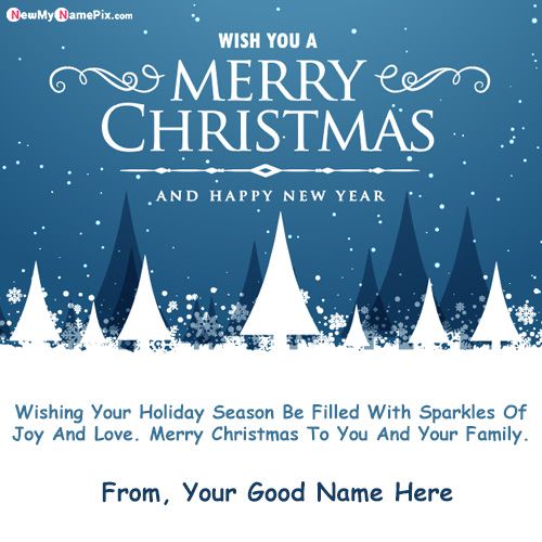 Latest Happy Merry Christmas Quotes With Name Pics