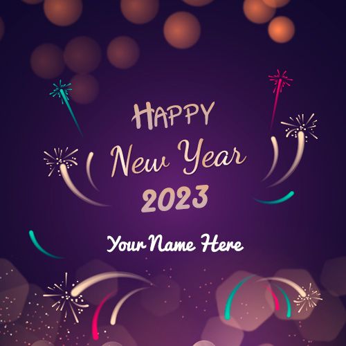 Beautiful New Year 2023 Photo Maker Cards Editor