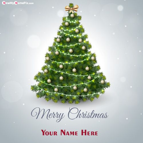 Name Write Christmas Wishes Card Download Free
