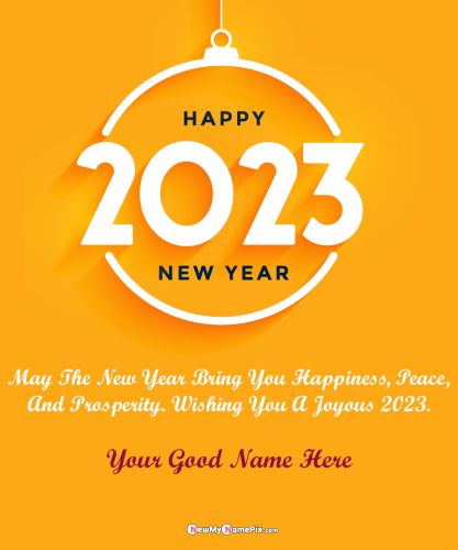 Best Photo Create Online New Year Greetings 2023