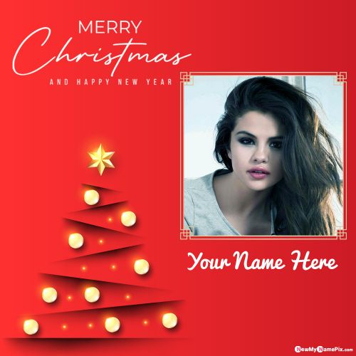 Free Wishes Merry Christmas Photo Frame Download 2022