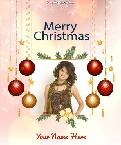 Latest Design Frame Christmas Wishes Online Free Edit