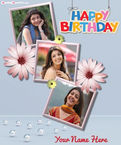 Designed Birthday Template Edit Photo With Name Create