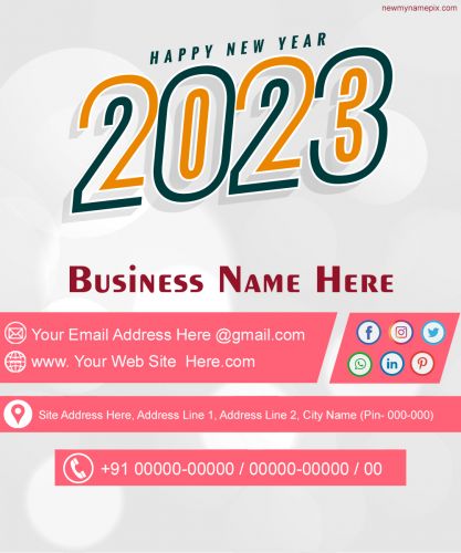 New Year 2023 Celebration Corporate Card Images WhatsApp Status