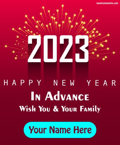 Online Create Advance New Year 2023 Pictures Your Name Writing