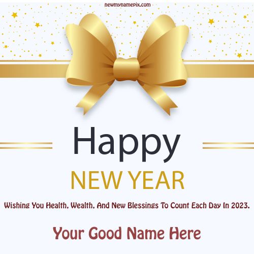 Happy New Year Photo 2023 Wishes Greetings Card