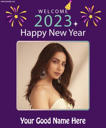 Happy New Year 2023 Photo Card Create Online Edit