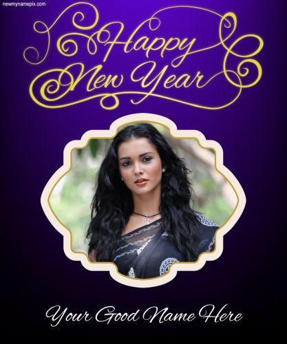2024 Welcome New Year Frame Wishes Create Online