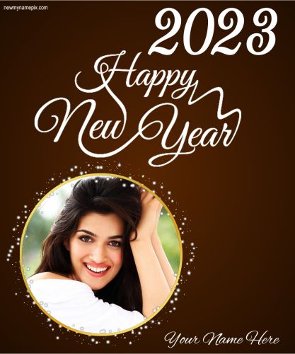 Happy New Year Photo Frame 2023 Free Download