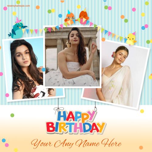 Photo Frame Birthday Wishes Status Download Free Online Create Easily