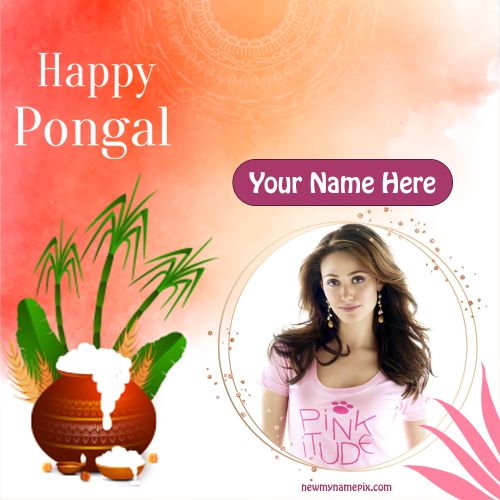2023 Happy Pongal Wishes Name With Photo Create Greetings