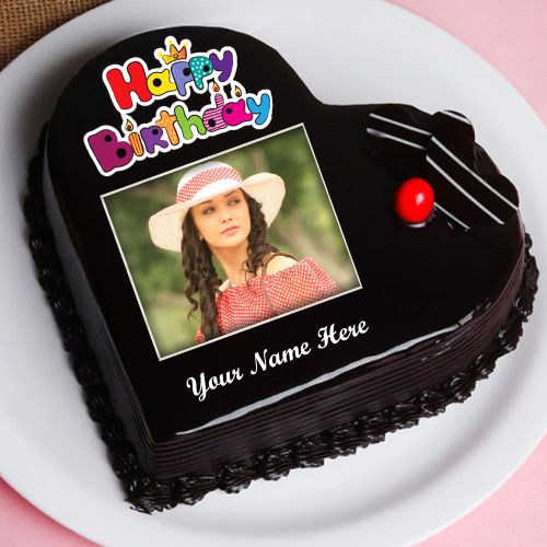 Edit Photo Birthday Cake Wishes With Name Write Online Download