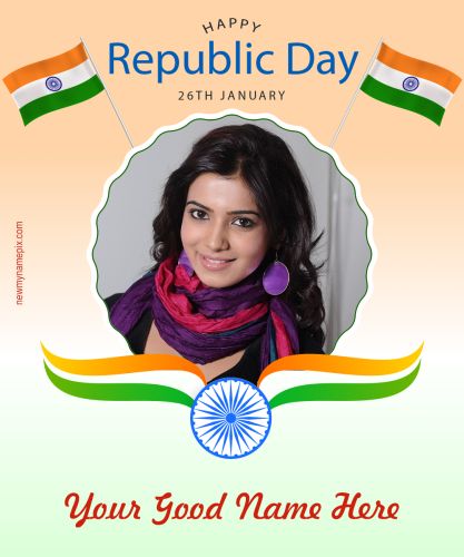 Latest Happy Republic Day Photo Frame Download Free